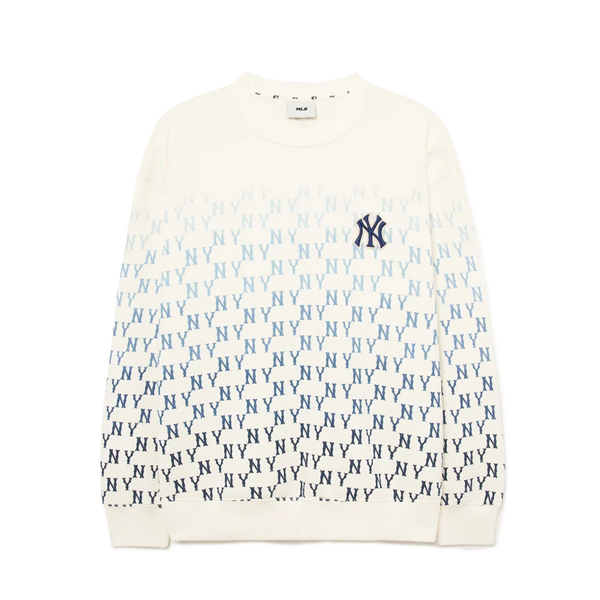 MLB] Classic gradient monogram overfit sweatshirt New York Yankees 3A